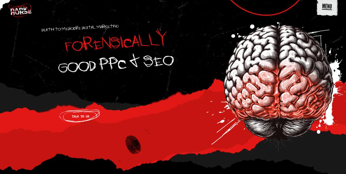 Dark Horse website — Manchester performance marketing agency homepage